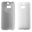 HTC One M8 M8s Plast Cover Hvid Cheap