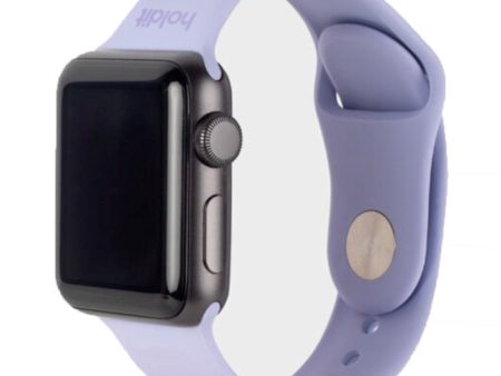 Apple Watch (38 40 SE 41 42mm) Holdit Silikone Rem - Lavender Online Sale