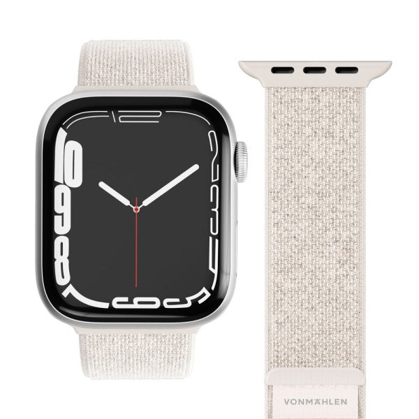 Apple Watch (38 40 SE 41 42mm) Vonmählen Fitness Loop 2 Nylon Rem - Grå For Cheap