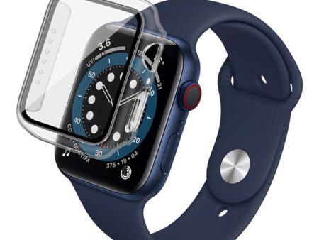 Apple Watch SE 6 5 4 (44mm) IMAK Hård Plast Cover m. Indbygget Skærmbeskyttelse - Gennemsigtig Sale