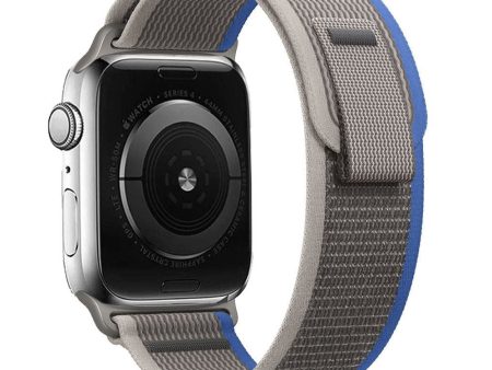 Apple Watch (38 40 SE 41 42mm) Tech-Protect Nylon Pro Rem - Grå   Blå For Discount