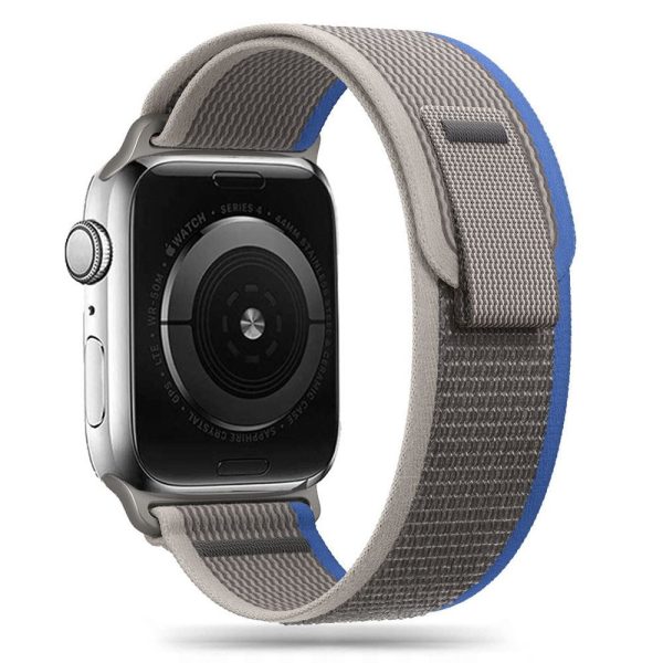 Apple Watch (38 40 SE 41 42mm) Tech-Protect Nylon Pro Rem - Grå   Blå For Discount