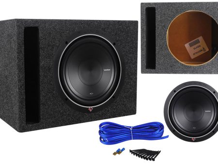 Rockford Fosgate Punch P1S2-10 P1S210 10  500 Watt 2-Ohm Car Subwoofer+Sub Box Fashion