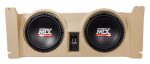 Dual 10  MTX Subwoofers+Tan Box+Amplifier+Amp Kit For 1997-2006 Jeep Wrangler TJ Online now