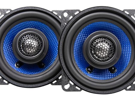 Pair Hifonics HCC4CX 4  75 Watt 2-Way Coaxial Car Audio Speakers Online now