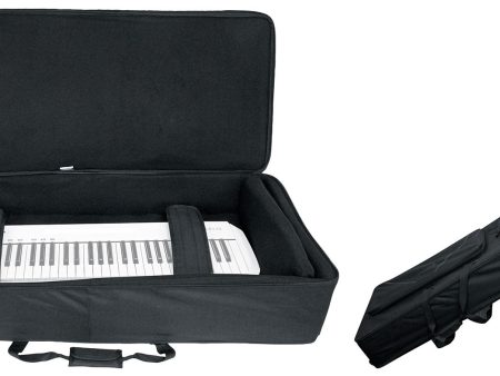 Rockville 61 Key Keyboard Case w  Wheels+Trolley Handle For Casio CTK-3200 For Cheap