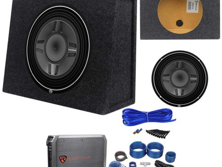 Rockford Fosgate P3SD2-12 12  Subwoofer+Shallow Enclosure+500W Amplifier+Amp Kit For Discount