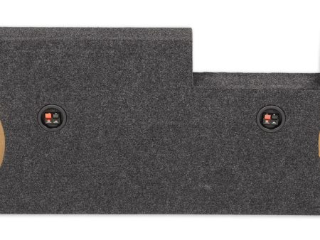 Rockville Dual 10  Sub Enclosure Box For 2014 and Up GMC Chevy Sierra Silverado Online Sale