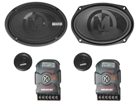 Memphis Audio PRX690C 6x9  120 Watt Car Component Speakers w Crossovers Discount