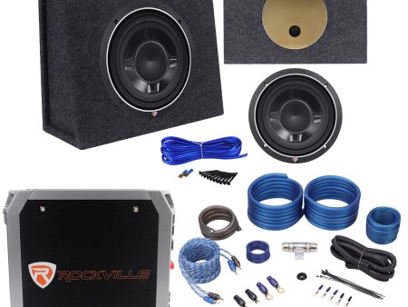 Rockford Fosgate P3SD2-10 10  Subwoofer+Shallow Enclosure+500W Amplifier+Amp Kit For Cheap