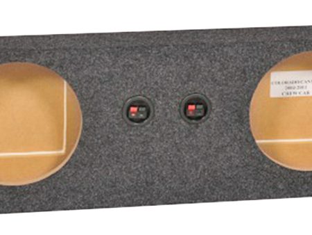 Dual 10  Subwoofer Sub Box For 2004-12 Chevrolet Chevy Colorado Canyon Crew Cab Online