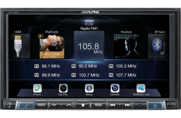 Alpine 7  Media Receiver CarPlay XM Ready For 1999-2004 Ford F-250 350 450 550 Cheap