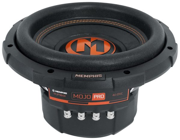 Memphis Audio MJP1044 10  1500 Watt MOJO Pro Car Audio Subwoofer DVC 4 ohm Sub Online Sale