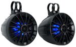 Rockville PT65BR 6.5  Powered Bluetooth LED Tower Speakers For ATV UTV RZR Cart Cheap