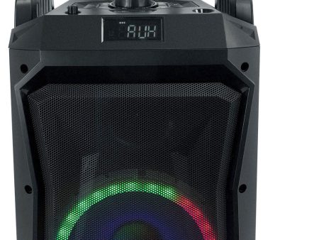 Rockville RockNGo 800 10  Portable Wireless Bluetooth Speaker w LED Wheels Loud! For Cheap