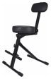 Rockville RDS42 Portable DJ Guitar Drum Keyboard Padded Throne Chair Adjustable For Discount