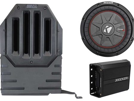 Kicker 10  Subwoofer+Sub Enclousre+Mono Amp For 2017-Up Jeep Wrangler JL 4 Door For Discount