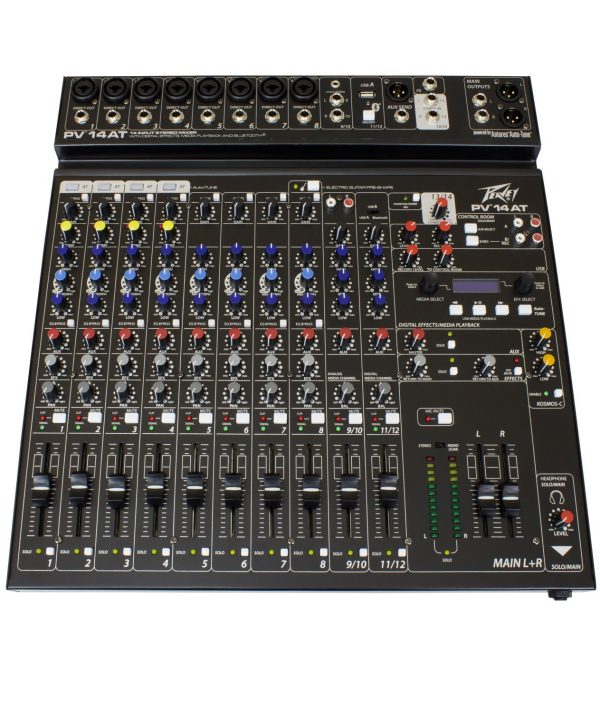 Peavey PV 14AT PV14AT Mixer USB,Compressor Effects+Bluetooth+AutoTune+Blue Mic Cheap