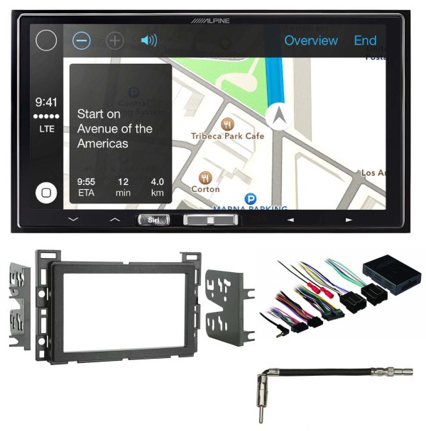 Alpine Digital Media Receiver Wireless CarPlay XM Ready For 2007-09 Saturn Aura Online Sale