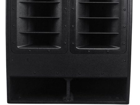 Rockville RBG18FA BOX 1 18  3000W Pro Audio Folded Horn Subwoofer With Wheels on Sale