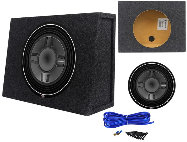 Rockford Fosgate P3SD2-12 12  800W Shallow Mount Subwoofer+Car Truck Sub Box Sale