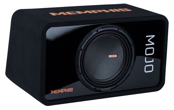 Memphis Audio MOJOE12S1 3000w MOJO 1212 12  Subwoofer+Sub Box+Amplifier+Amp Kit For Cheap