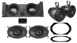 MTX 10  Subwoofers+Amp+Box+Front+Rollbar Speakers For 1997-2006 Jeep Wrangler TJ For Cheap