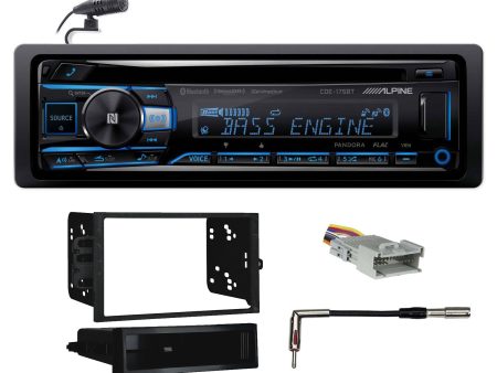 ALPINE Bluetooth CD Player USB AUX SiriusXM For 2003-05 Chevrolet Blazer Hot on Sale