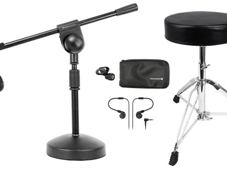 Beyerdynamic M88TG M88 TG Dynamic Kick Drum Microphone+Stand+Throne+AT Monitors Discount