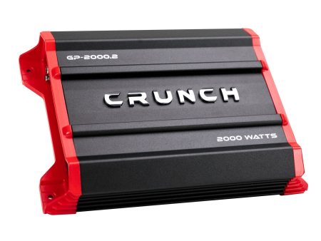 Crunch GP-2000.2 Ground Pounder 2000 Watt 2-Channel Amplifier Car Stereo Amp For Discount