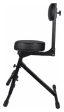 Rockville RDS42 Portable DJ Guitar Drum Keyboard Padded Throne Chair Adjustable For Discount