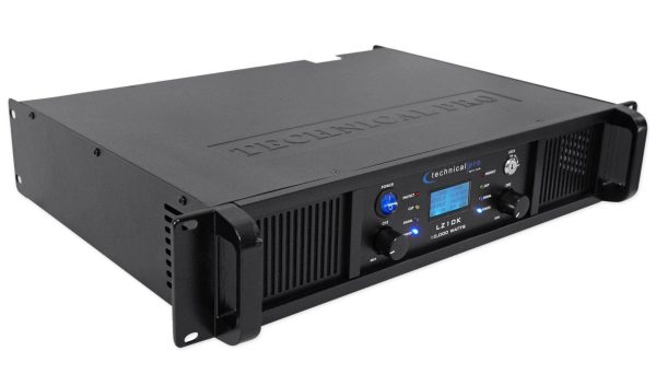 Technical Pro LZ10K Professional 10,000W 2-Ch Amplifier w  LCD Display+Key Lock Sale