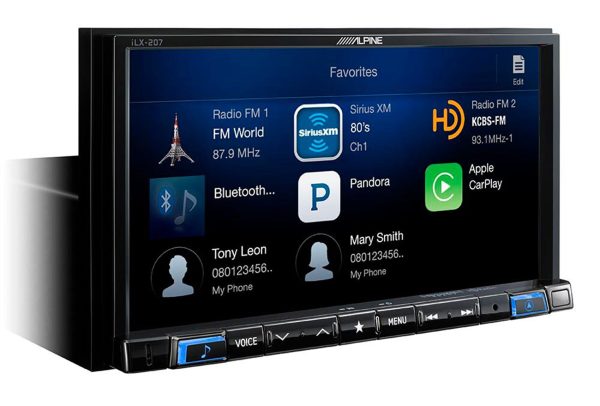 Alpine 7  Media Receiver CarPlay XM Ready For 1999-2004 Ford F-250 350 450 550 Cheap