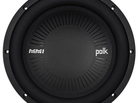 Polk Audio MM1042DVC 10” 1200 Watt Dual 4-Ohm Car Marine Audio Subwoofer Sub Fashion