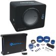 Memphis Audio MBE12S2 MB 12  1000w Loaded Car Subwoofer+Mono Amplifier+Amp Kit For Sale