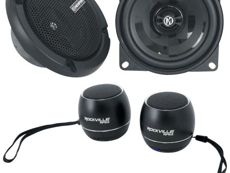 Pair Memphis Audio PRXP4 4  40 Watt 2-Way Car Speakers+Home Speakers Online now