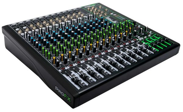 Mackie ProFX16v3 16-Channel 4-Bus Professional Effects Mixer w USB ProFX16 v3 For Sale