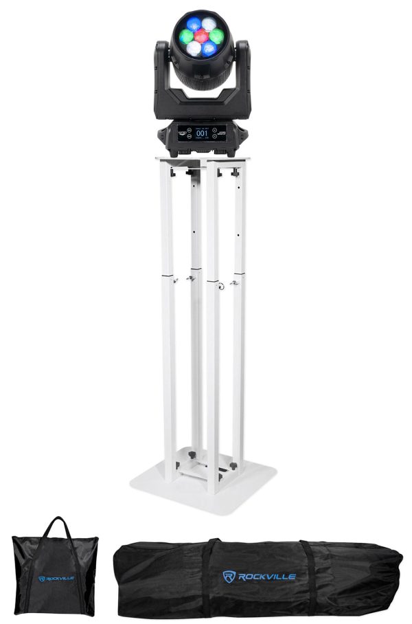 American DJ HYDRO WASHX7 Outdoor RGBW Wireless DMX Moving Head Light+Totem Stand Sale