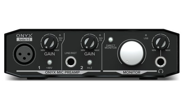 Mackie Onyx Artist 1.2 2x2 USB Audio Recording Studio Interface Online