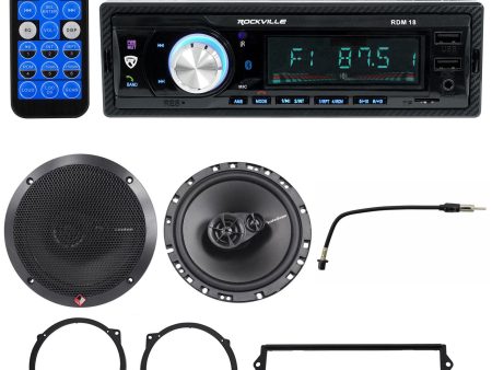 Digital Media Bluetooth AM FM Receiver+Rockford Speakers For 2002-06 Mini Cooper Online Hot Sale