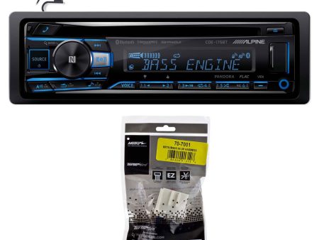 ALPINE Bluetooth CD Player USB AUX SiriusXM Compatible with 2002-07 Mitsubishi Lancer Online now