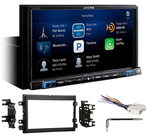 Alpine 7  Digital Media Receiver CarPlay XM Ready For 2007-2008 Ford F-150 For Discount