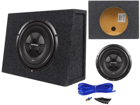 Rockford Fosgate R2SD2-12 12  Shallow Car Audio Subwoofer+Slim Sub Box Enclosure Fashion