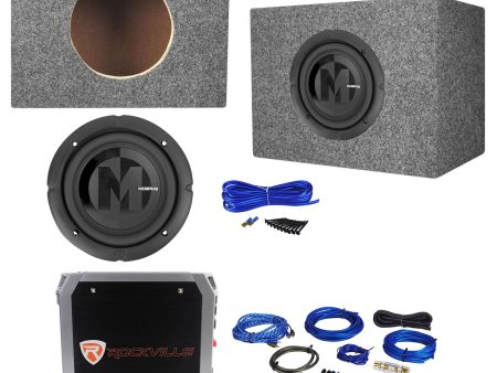 Memphis Audio PRX6D2 6.5  300w Subwoofer+Sealed Sub Box+Mono Amplifier+Amp Kit Online