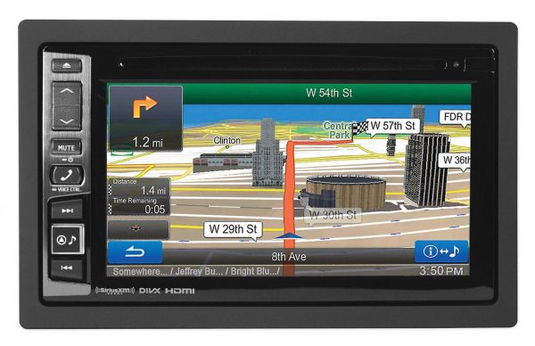 Alpine 6.1” Receiver Bluetooth w navigation HD Radio For 04-05 Saturn All-Models Fashion