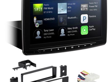 Alpine 9” Digital Media Bluetooth Receiver w  CarPlay For 1996-1998 Honda Civic Online now