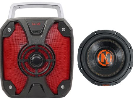 Memphis Audio MJP1022 10  1500w MOJO Car Subwoofer DVC 2 ohm Sub+Home Speaker Online