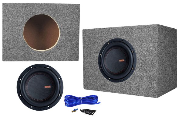 Memphis Audio MOJO MJM622 6.5  1400w Competition Subwoofer+Sealed Box Enclosure Online Hot Sale