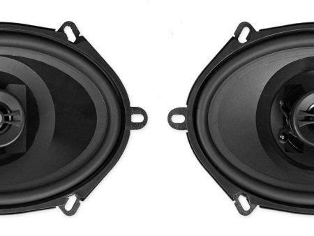 (2) Memphis Audio PRX57 5x7  or 6x8  80w Car Speakers w Pivot Tweeters 5x7 5 x7  Online Hot Sale