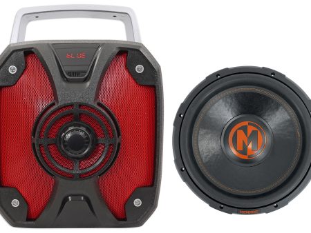 Memphis Audio MJP1522 15  1500w MOJO Car Subwoofer DVC 2 ohm Sub+Home Speaker Supply